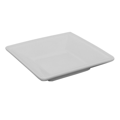 Dipping Dish Bowl Porcelain 6Pcs Square White Soy Sauce Chutney Dips Vitrified - Picture 3 of 5