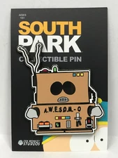 Embossed Enamel Lapel Pin Badge - South Park Awesom-O Cartman NEW Cartoon