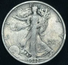 1918-S 50C Walking Liberty Half Dollar VF ~ 26382
