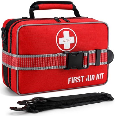 Comprehensive Premium 430 Piece Emergency First Aid Kit, Large Medical Kits f...