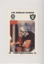 1988 Texaco Los Angeles Raiders Police Todd Christensen #8 00jz