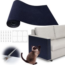 Couch Cat Scratch Protector - 78.7" x 15.8" x 78.7", Dark Blue