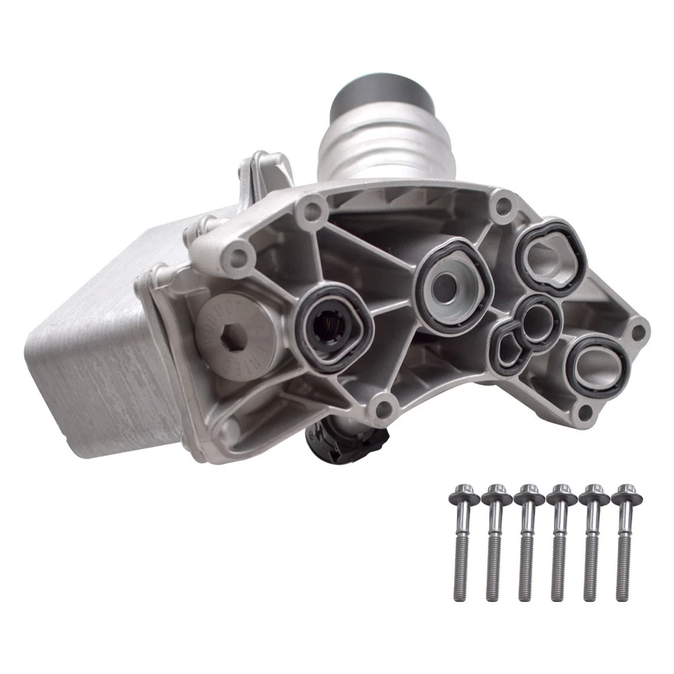 Conjunto de enfriador de aceite de motor de aluminio para BMW 440i G30 540i 640i 740i M240i X3 Foto 3 de 4