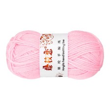 Crocheting Yarn, Pink 4 Ply Acrylic Yarn 50g,98 Yards