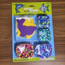 DIY Perler Beads Ocean Buddies Dolphin Whale Kids Fused Bead Craft Kit