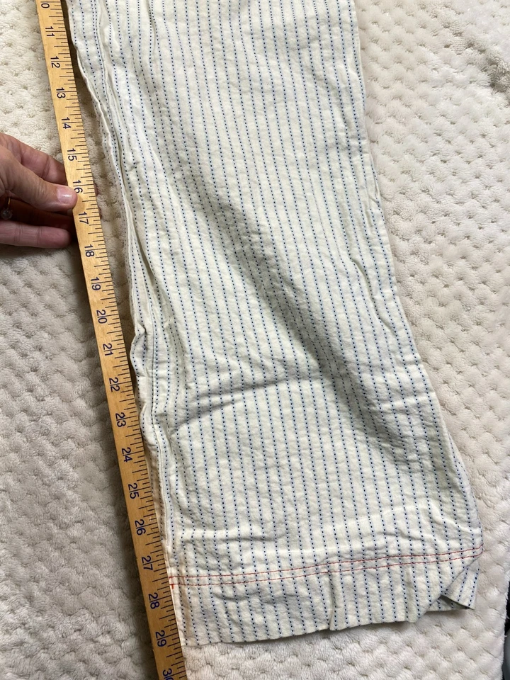 Pantalones cortos Nanette Lepore para mujer 6 blanco roto azul a rayas rojo Foto 4 de 4