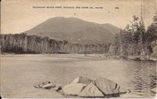 Kokadjo & Baker Mt. from Mountain Brook Pond ME Piscataquis County, Maine 1920