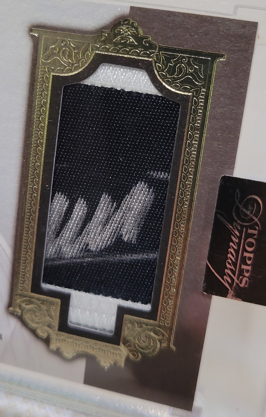 Luis Severino 2019 DOUBLE AUTO Jersey Patch Topps Dynasty ON-CARD Yankees 09/10 view 2