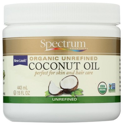 Spectrum Essentials Organic Virgin Coconut Oil, 15 Ounce (Pack of 1) 