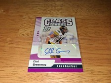 2006 Topps Draft Picks & Prospects CHAD GREENWAY Class Marks RC Auto. Vikings.