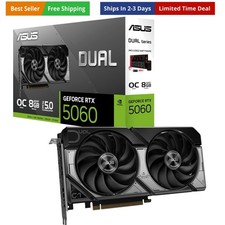 Dual GeForce RTX 5060 8GB GDDR7 OC Edition PCIe 5.0, 8GB GDDR7, DLSS 4, HDMI ...