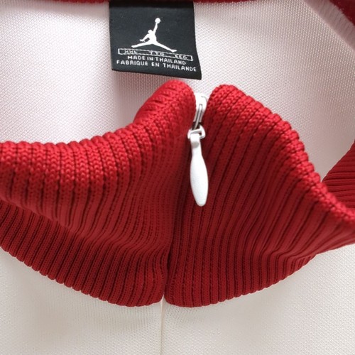 Vintage Nike Air Jordan Big Jumpman Rot Weiß Trainingsjacke Herren XXL Selten, Zip - Bild 19 von 24