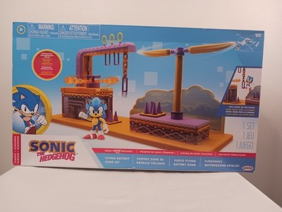 Sonic The Hedgehog Flying Battery Zone Interactive Playset w/ Figure 2022 New