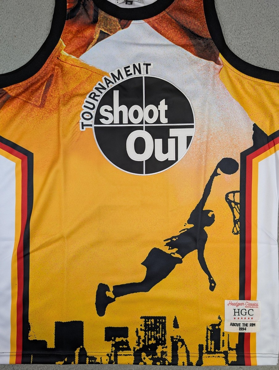 Headgear Classics Jersey Mens 3XL Yellow Above The Rim 2Pac #2