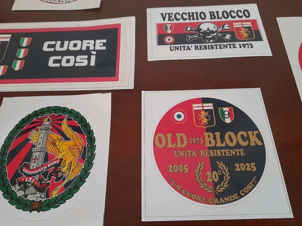 16 ADESIVI STICKERS ULTRAS GENOA GRADINATA NORD - Immagine 4 di 4