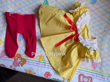 Vintage Cabbage Patch Kids Jesmar Yellow Swing Dress Set Spain