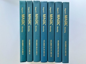 HUGARD'S MAGIC Monthly ~ 7 book set volumes 1-21 complete file hardcover tricks