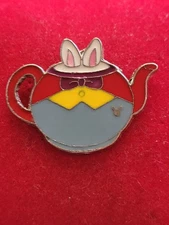 Disney Trading Pin, Rabbit, Teapots, Alice/Wonderland, Hidden Mickey, 2014 b