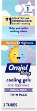 Baby Daytime Nighttime Cooling Gels for Teething, Drug - Free, 1 Pediatrician