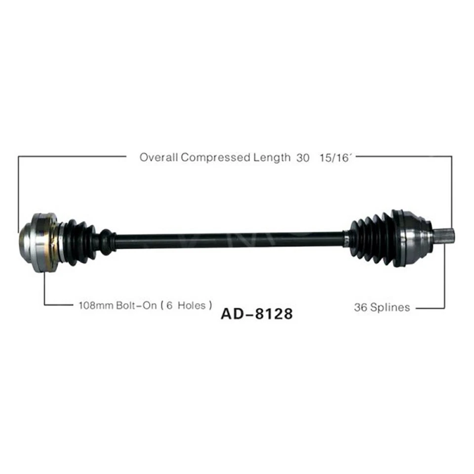 Eje delantero TrakMotive 2 CV para Audi A3 2009-2010 Volkswagen CC 2007-2012 Foto 4 de 4