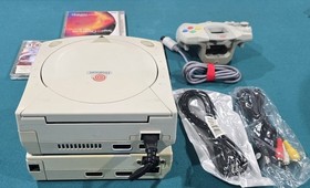 Dreamcast Region Free  NEW battery & fuse ALL NEW CAPACITORS! GAMES! Karaoke! 