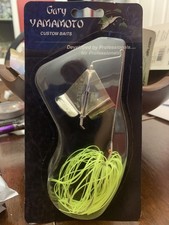 RARE GYCB co Buzz Bait 1/4oz JUMBO Blade Silver and Chartreuse Premium Buzzbait