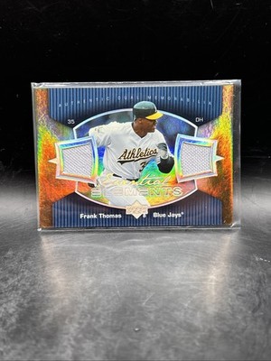 2007 Upper Deck Elements Frank Thomas Essential Elements Dual Jersey Relic U3448
