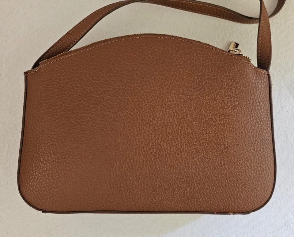 Anne Klein Classic Curves Crossbody Bag Saddle Tan - Image 3 of 4