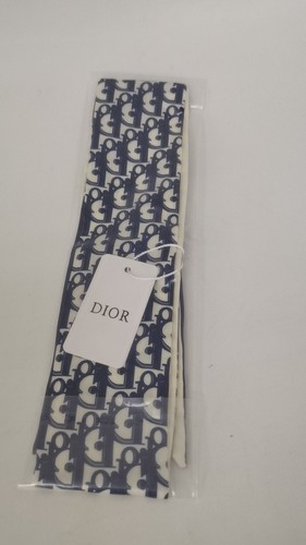 Pre-owned Vintage Christian Dior Skinny Silk Scarf