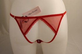 Agent Provocateur ~ FIA  ~ pink mesh ouvert brief BNWT AP2 UK 12