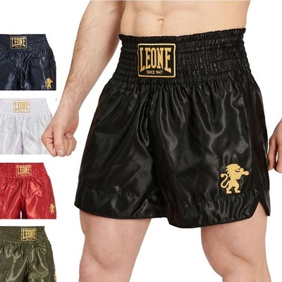 LEONE Muay Thai Shorts Basic 2 | S-XL Schwarz, Wieß, Grün, Blau | Kickboxen