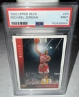 1993 Upper Deck Michael Jordan #23 Basketball Card Chicago Bulls PSA 9 MINT