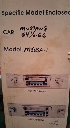 Custom Autosound FORD MUSTANG MSUSA-02 ( 64 1/2 - 66 ) - Picture 2 of 15