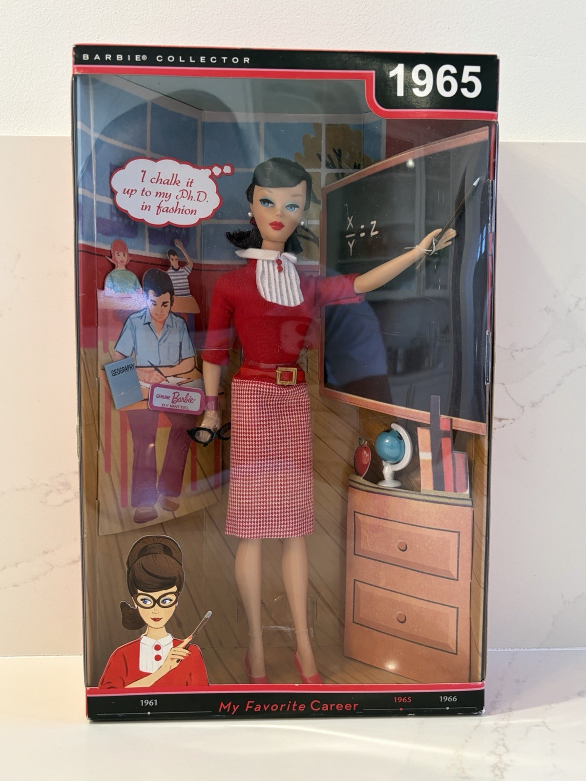 Mattel Barbie Collector - 1965 My Favorite Career Student Te
