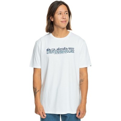 Quiksilver Herren Omni Fill Kurzarm Rundhals T-Shirt - Weiß - M