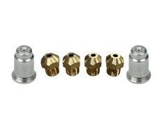 LPG to NAT 4 TWIN TANK BURNER CONVERSION JET KIT GAS FRYER GF120T ADEXA INFERNUS