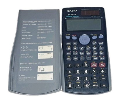 Casio fx-300ES Plus Scientific Calculator Two-Way Power Math Stats Trigonometry 