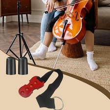 Wooden Cello Endpin Rest with O Ring Anti Slip Plate