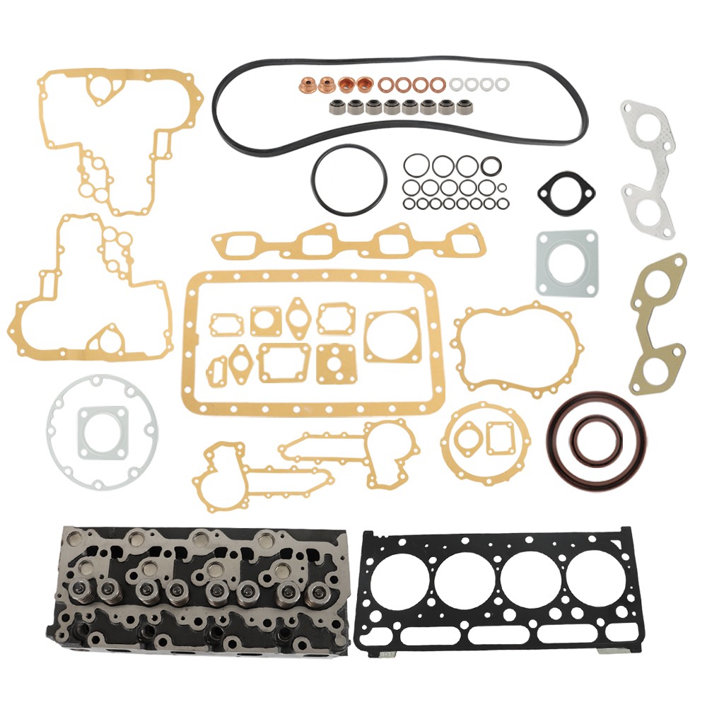 V2203 Complete Cylinder Head with Full Gasket Kit Fits For Kubota Engine Bobcat