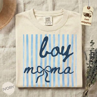 Mama of Boys Shirt Funny Pregnancy Reveal All Colors Unisex Tee
