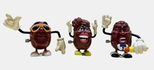 Vintage Lot Of California Raisins Wind Up Figures Applause 1988 - Working