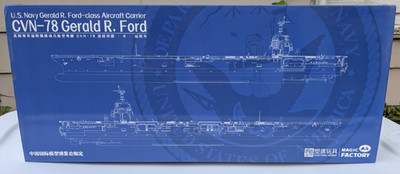 Magic Factory 6503 1/700 USS Gerald R. Ford CVN 78 USN Aircraft Carrier Model