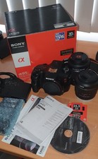 Sony Alpha SLT-A65v 24.3mp Digital SLT Camera with 18-55mm + 55-200mm Kit Lenses