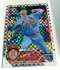 # 157 Matthew Liberatore Rookie St. Louis Cardinals 2023 Topps Chrome Xfractor