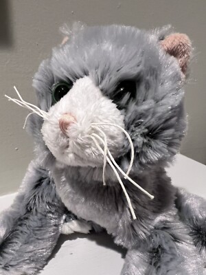 GANZ Webkinz Silversoft Cat NO CODE HM222 Plush Stuffed GANZ Webkinz Silversoft Cat NO CODE HM222 Plush Stuffed