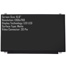 HP HQ-TRE 71025 Ersatz Notebook Bildschirm 15,6" HD LED Matt Display Panel Neu