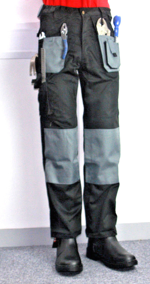Blackrock Work Wear CARGO COMBAT KNEE PADS Trousers Multi Pocket Trade Pro Pants eBay