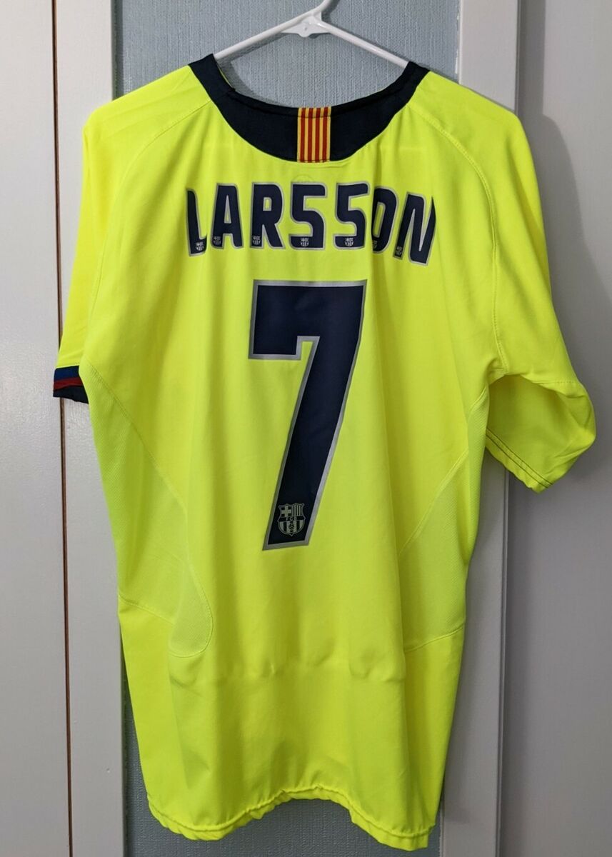 2005/06 Barcelona jersey #7 Larsson - Size M - Nike | eBay 2005/06 Barcelona jersey #7 Larsson - Size M - Nike | eBay