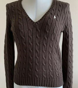ralph lauren cable knit sweater ebay