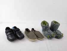 M&S Boys Leather Shoes, Espadrilles And Claw Slippers Size 10, 11 And 12 NWOT F2